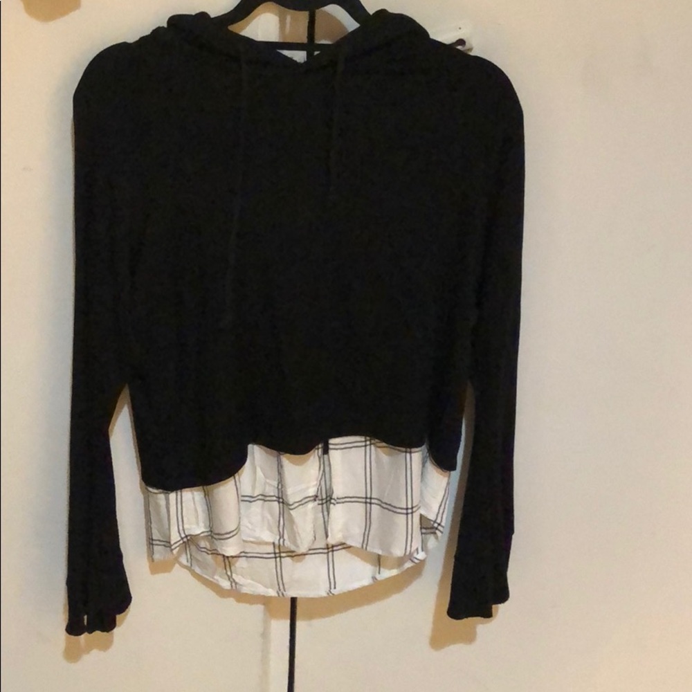 Layered-look Generation Love hoodie